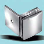 Shower screen fixing brackts for 90deg wall to glass application.